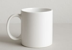 Taza Ceramica Blanca Común
